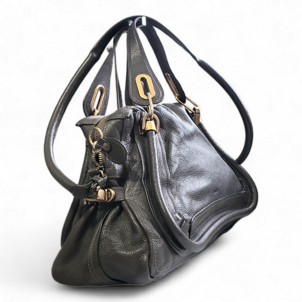 Chloe Paraty Gray Shoulder Bag